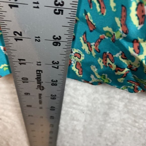 Talbots Shift Dress Women's 12 Multicolor Paisley Silk Back Zip Round Neck 7894 - Picture 4 of 7